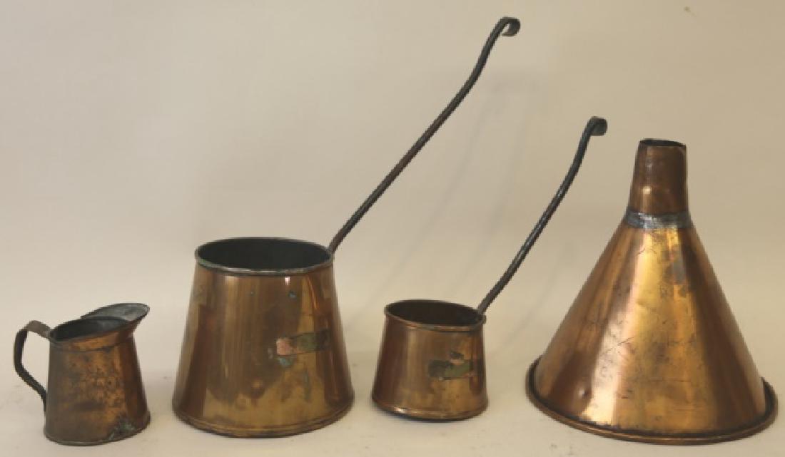 FRENCH VINTAGE COPPER COOKWEAR  GROUPING (1 of 2)