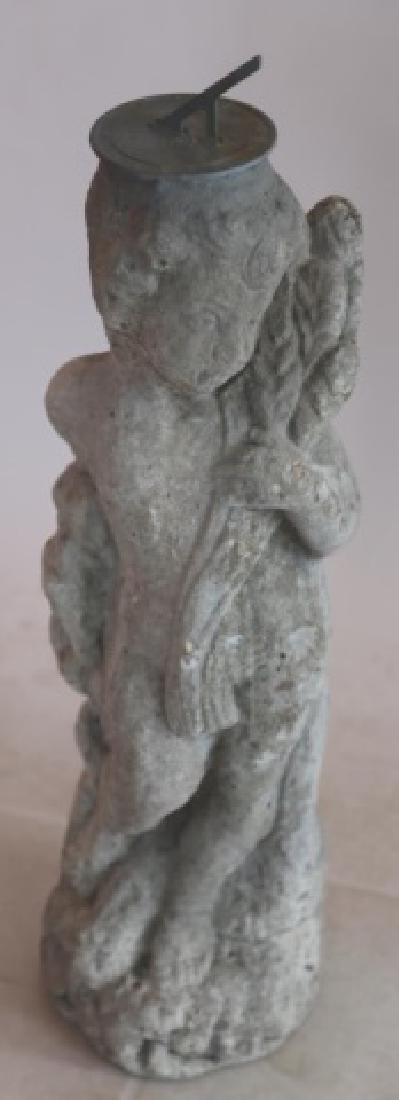 ANTIQUE GARDEN SCULPTURE SUNDIAL (1 of 6)