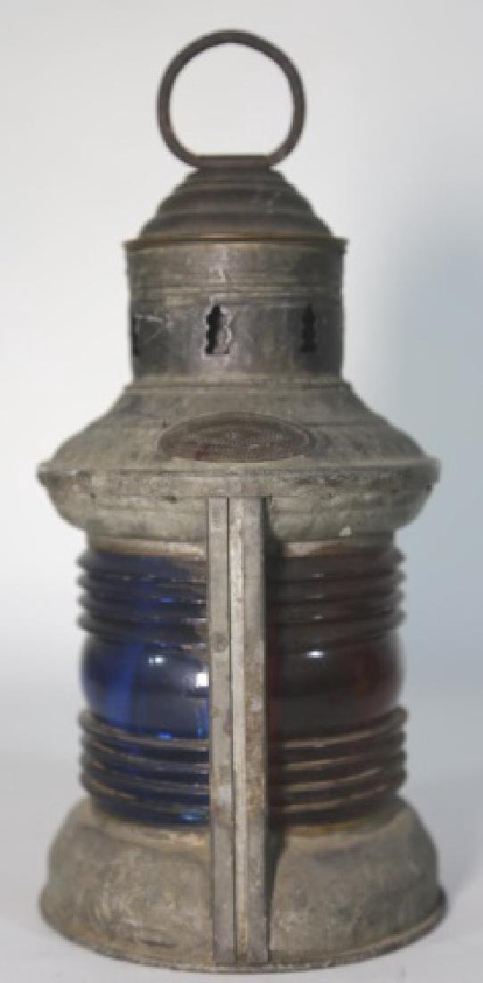 GEORGE B. CARPENTER OF CHICAGO NAUTICAL LIGHT: GEORGE B. CARPENTER OF CHICAGO ANTIQUE NAUTICAL SIGNAL LIGHT