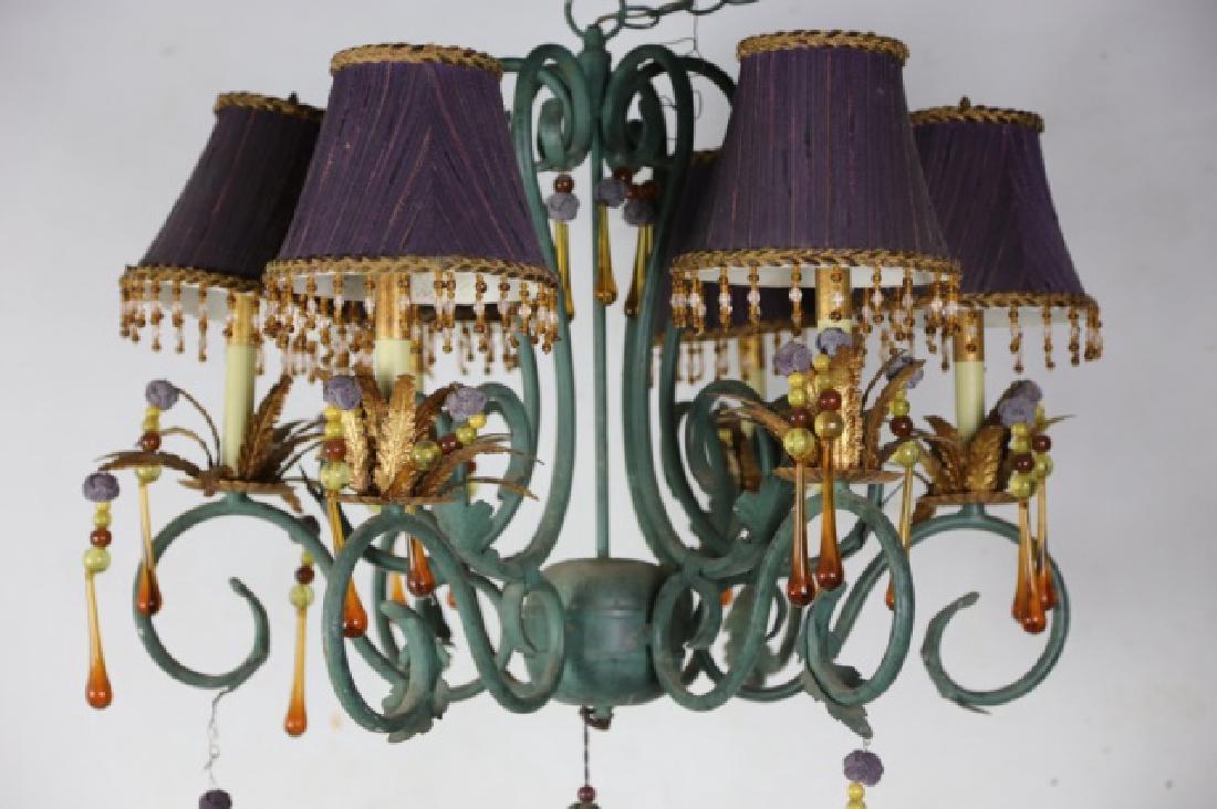 FREDERICK COOPER OF CHICAGO CHANDELIER: FREDERICK COOPER OF CHICAGO CHANDELIER 32 X 32"