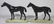 EQUESTRIAN BRONZE BOOKEND SCULPTURES ON ONYX BASES - 3