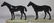 EQUESTRIAN BRONZE BOOKEND SCULPTURES ON ONYX BASES - 6