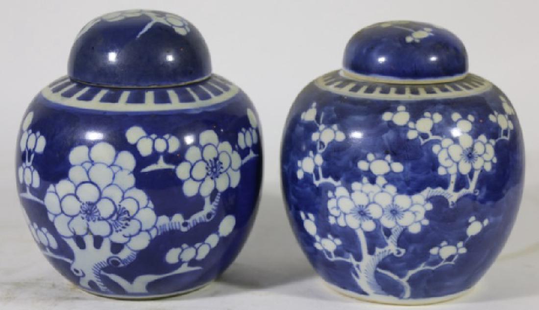 JAPANESE ANTIQUE GINGER JARS: JAPANESE ANTIQUE GINGER JARS 6 X 5.5"