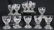 ANTIQUE EQUESTRIAN HAND ETCHED DESSERT CORDIALS - 5