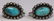 NATIVE AMERICAN STERLING SILVER TURQUOISE EARRINGS