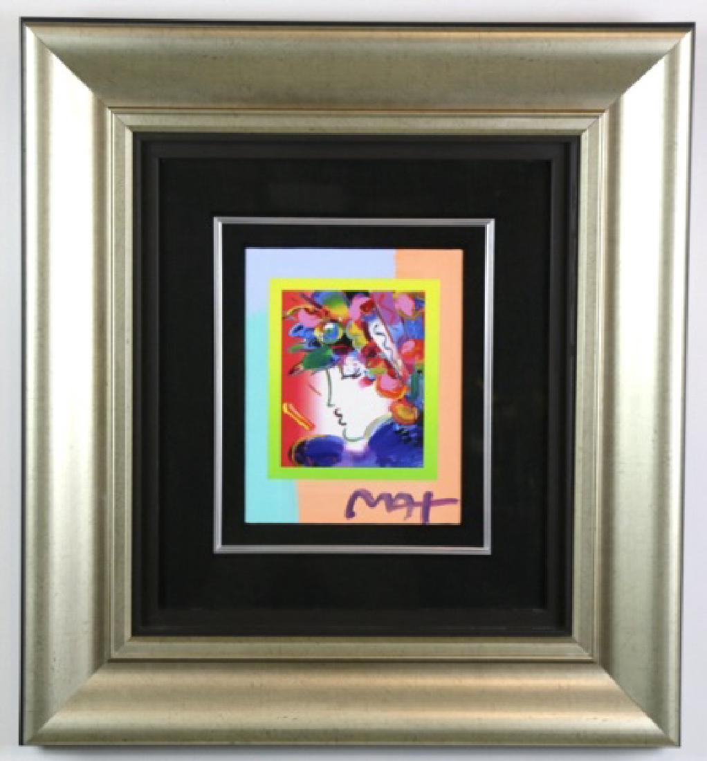 PETER MAX (AMERICAN 1937-) BLUSHING BEAUTY: PETER MAX (AMERICAN 1937-) BLUSHING BEAUTY ON BLENDS