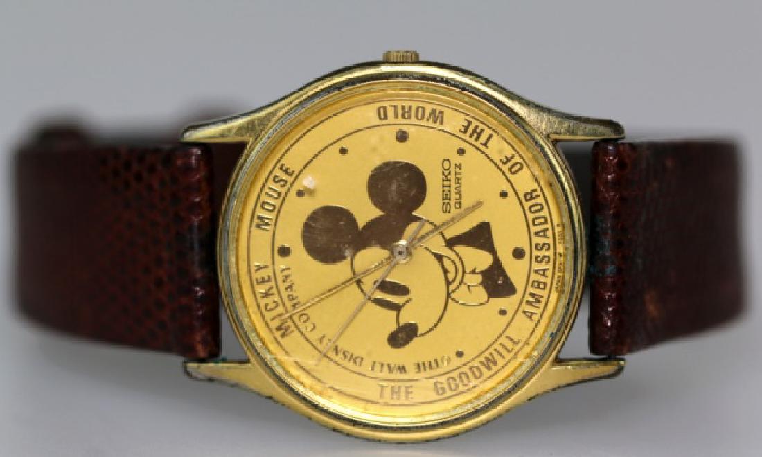 SIEKO VINTAGE MICKEY MOUSE SKIN BAND MENS WATCH: SIEKO VINTAGE MICKEY MOUSE SKIN BAND MENS WATCH