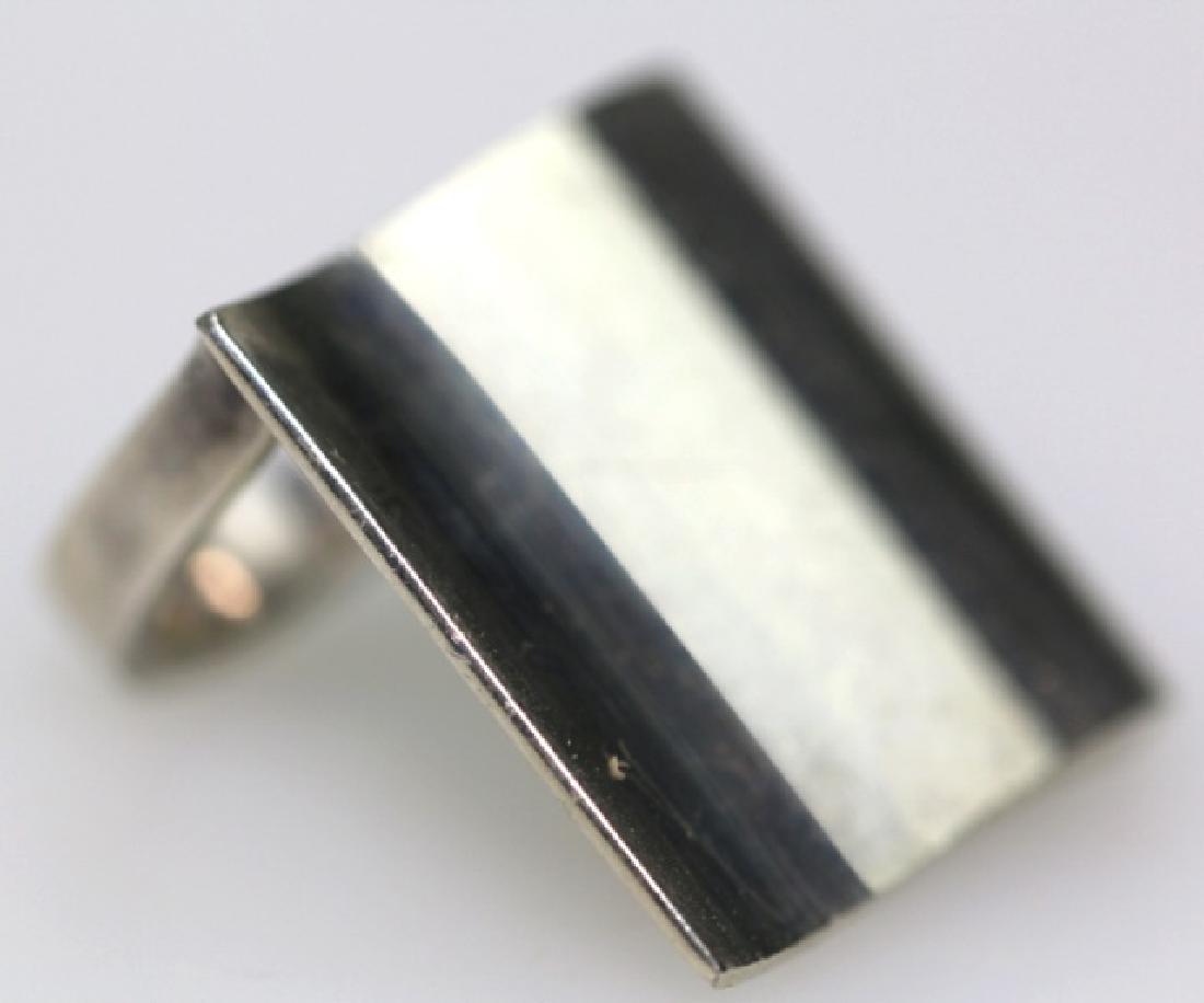 GEORGE JENSEN MODERN DANISH STERLING SILVER RING: GEORGE JENSEN MODERN DANISH STERLING SILVER RING