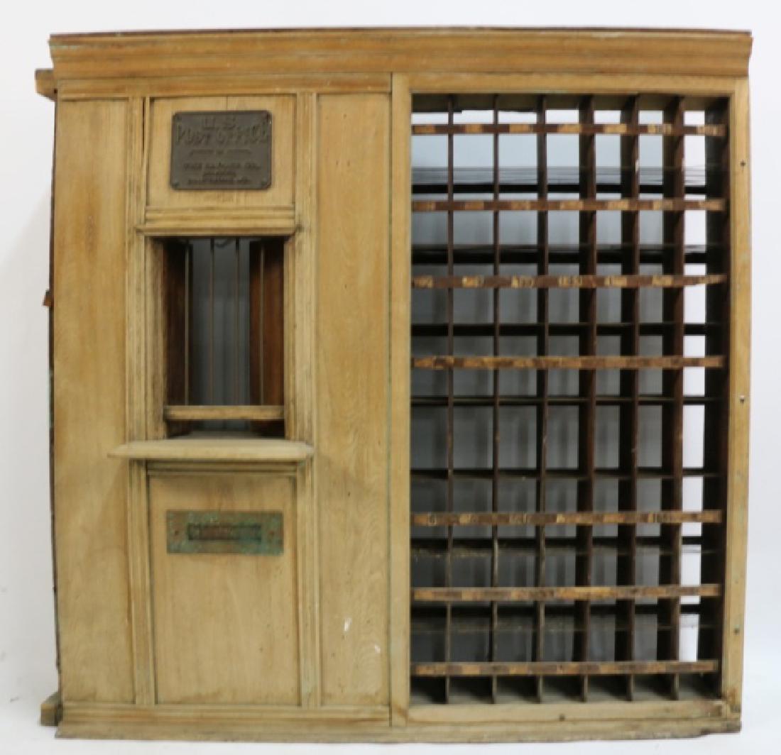 AMERCIAN POSTAL & MAIL POST OFFICE: AMERCIAN POSTAL & MAIL POST OFFICE, 48" X 50" X 16"