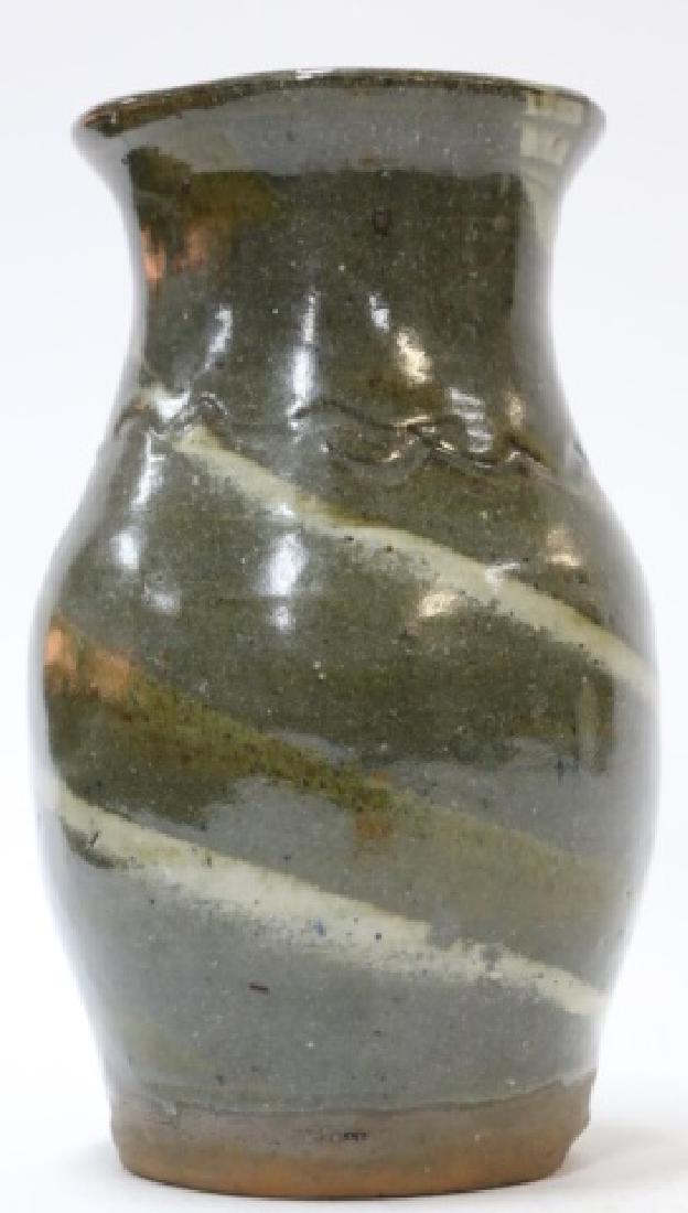 BURLAN CRAIG VALE NC POTTERY BALUSTER VASE: BURLAN CRAIG VALE NC POTTERY BALUSTER VASE 9 X 5"