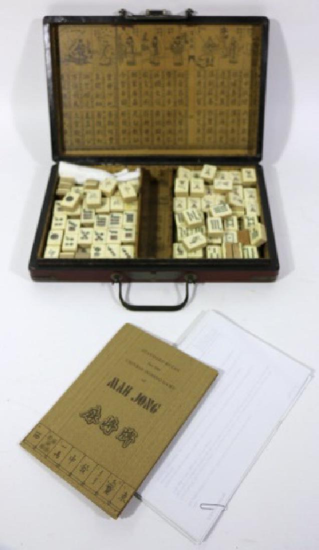MID-CENTURY ASIAN MAH JONG GAME SET IN CHINOISERY (1 of 6)