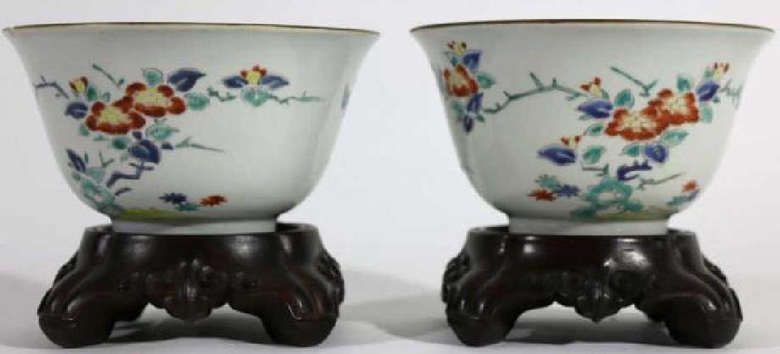 CHINESE ANTIQUE FAMILLE VERTE KANGXI BOWLS (1 of 10)