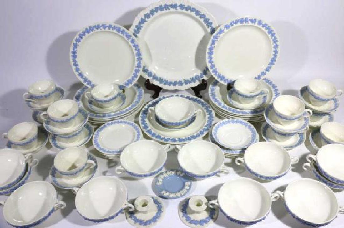 ENGLISH "EMBOSSED QUEENS WARE" WEDGWOOD SERVICE