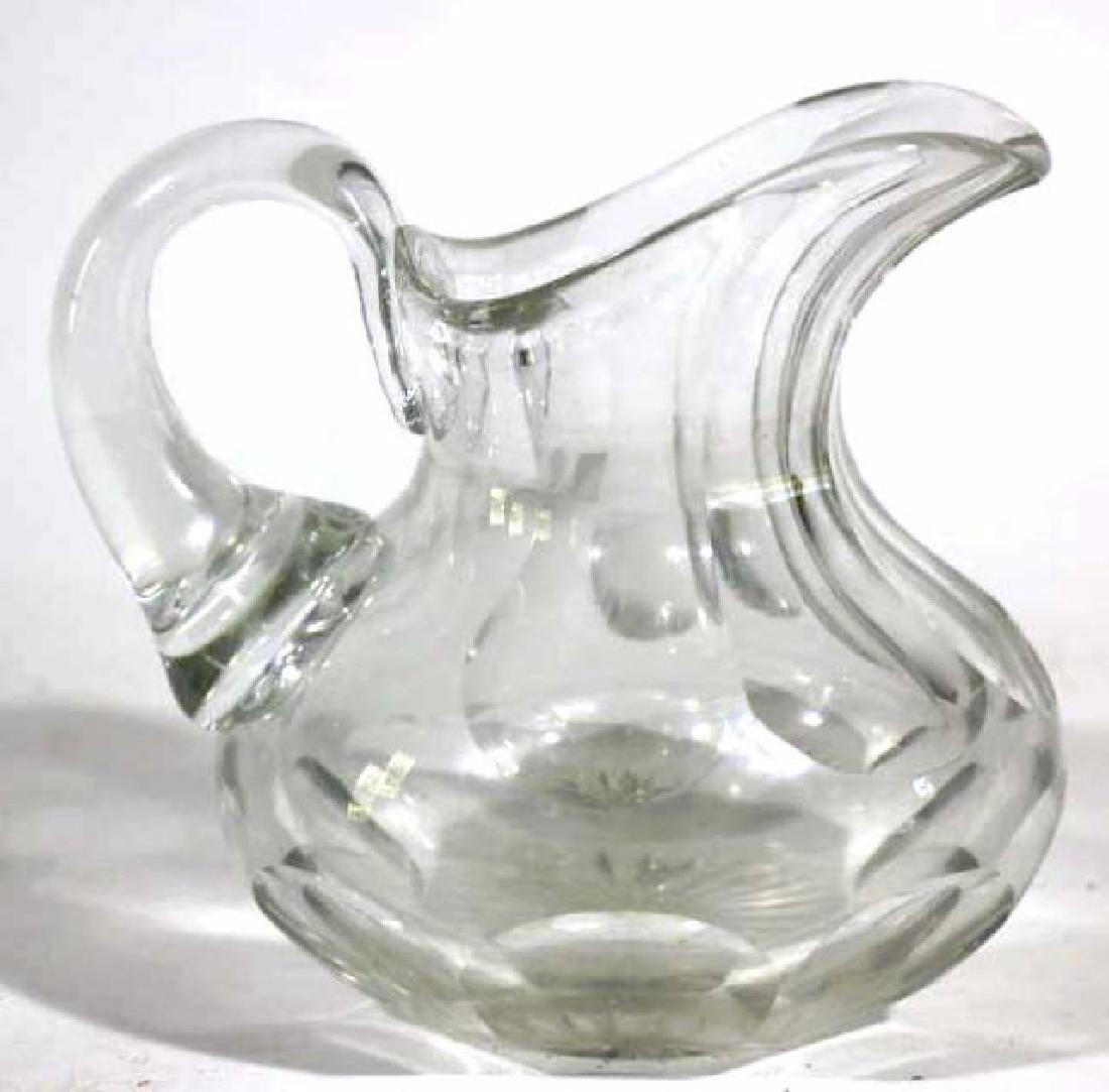 AMERICAN ANTIQUE CUT GLASS PITCHER (1 of 3)