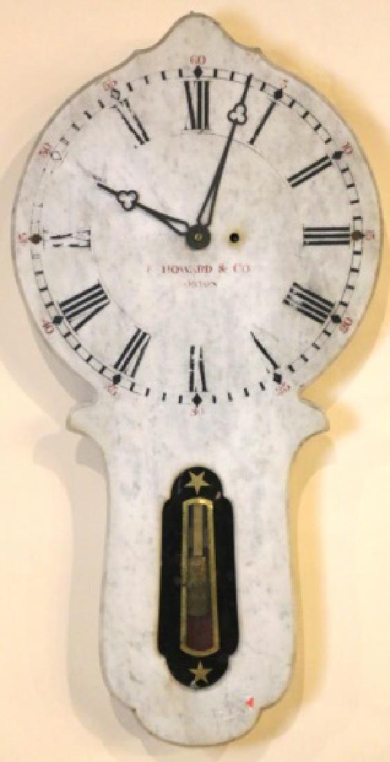 E. HOWARD & COMPANY BOSTON MARBLE HANGING CLOCK (1 of 5)