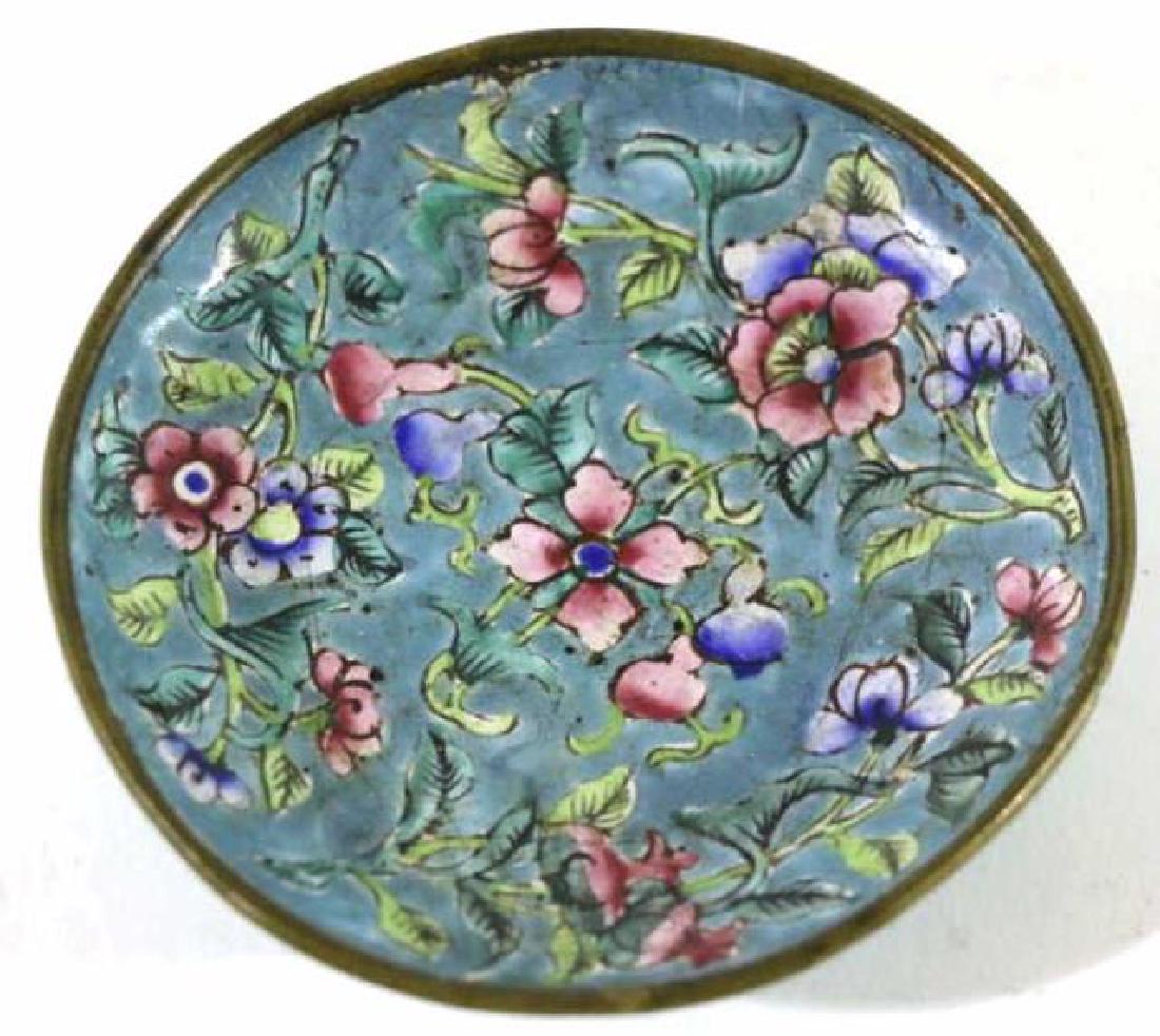 CHINESE CLOISONNE DISH (1 of 3)