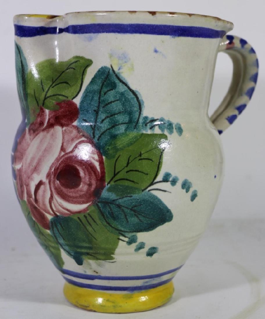 ITALIAN ANTIQUE POTTERY PITCHER (1 of 7)