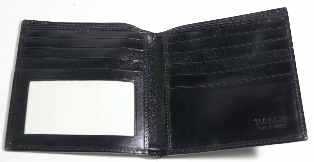 BALLY HAND STOTCHED NEW ITALIAN LEATHER  WALLET (1 of 4)