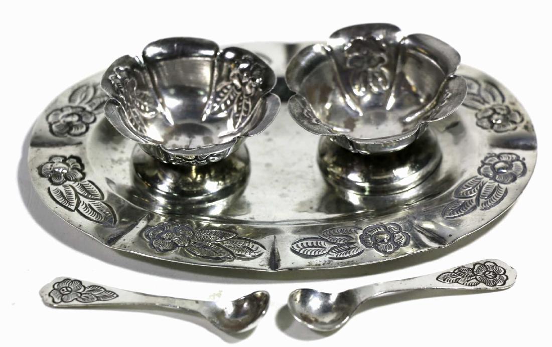 J. VIGUERAS STERLING SILVER HAND MADE MASTER SALTS (1 of 7)