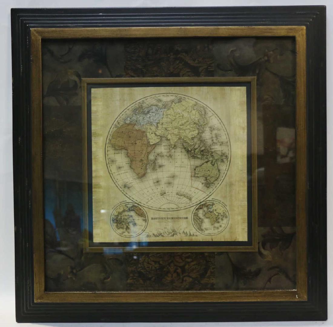 UTTERMOST DECORATIVE CUSTOM FRAMED MAP PRINT (1 of 4)