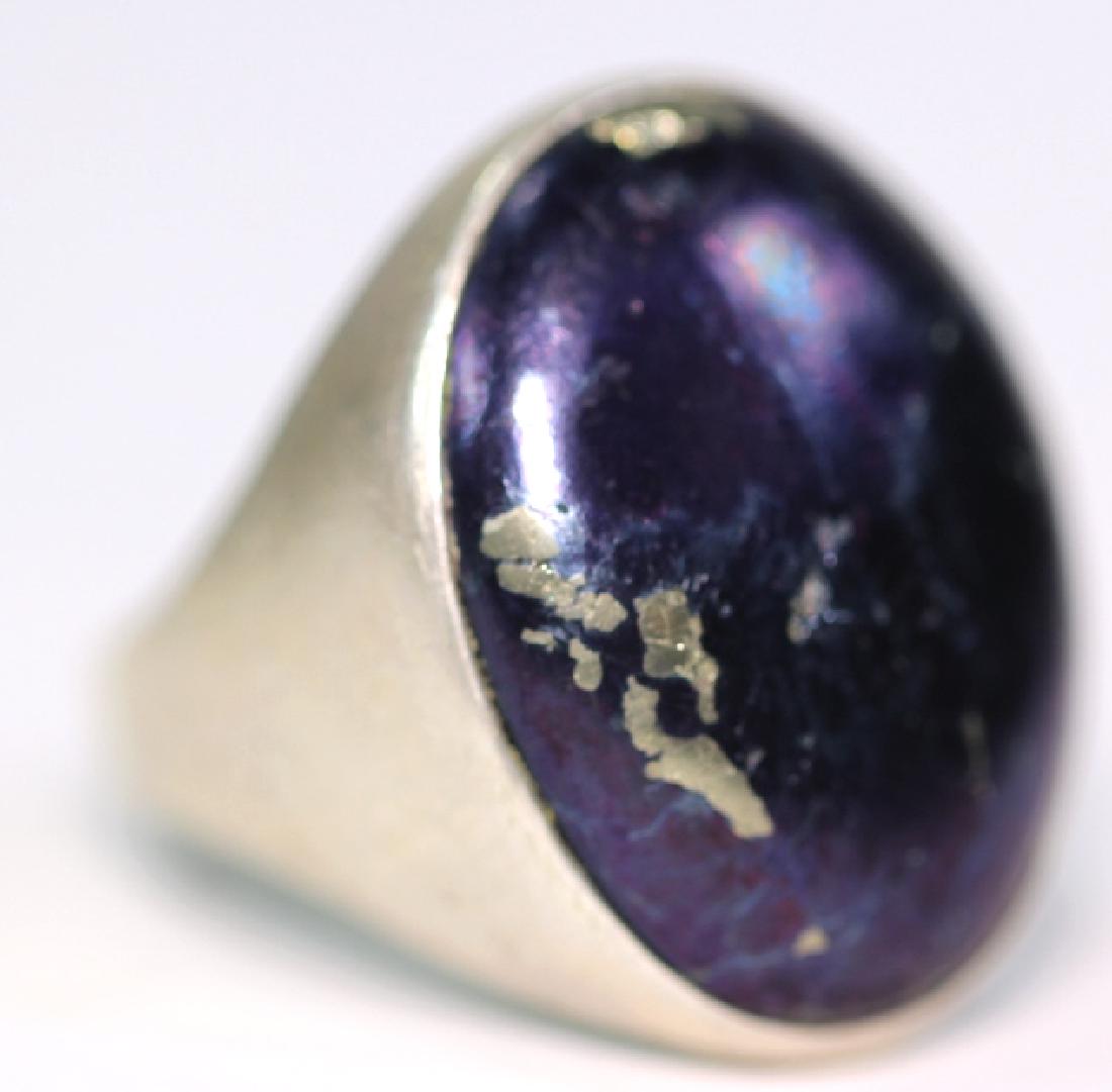 NATIVE AMERICAN NAVAJO STERLING SILVER & SUGILITE (1 of 7)