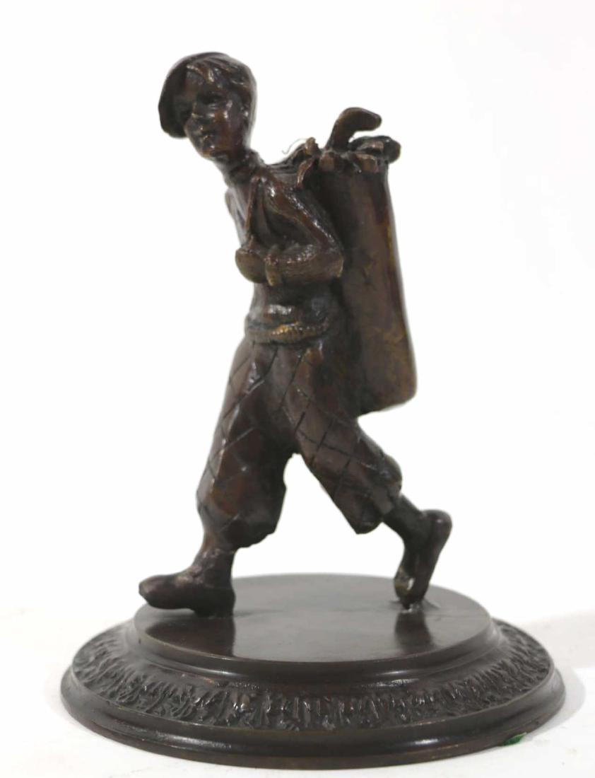 MAITLAND SMITH BRONZE CADDY SCULPTURE (1 of 9)