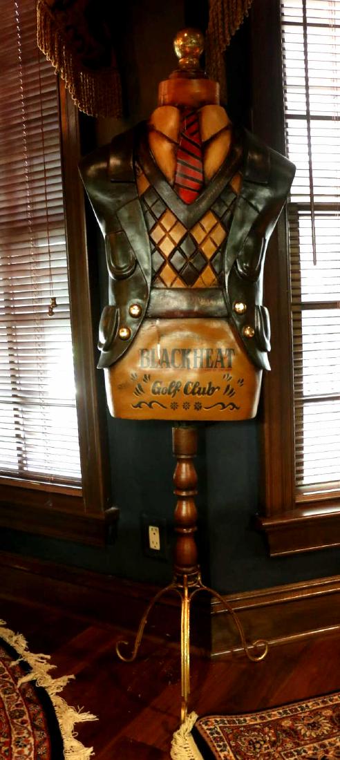 BLACKHEAT GOLF CLUB HAND PAINTED TAILOR MANNEQUIN (1 of 5)