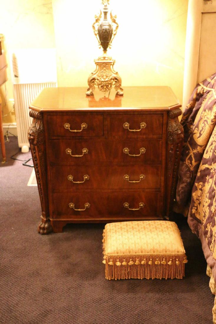 MAITLAND SMITH BANDED MAHOGANY  SIDE CHEST (1 of 4)