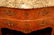 FRENCH ANTIQUE INLAID MARBLE TOP BOMBE COMMODE - 5