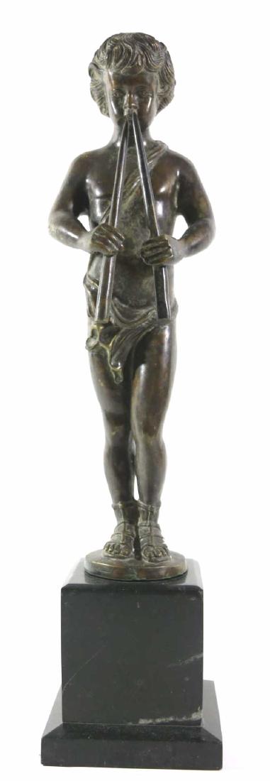 MAITLAND SMITH BRONZE SCULPTURE OF FLUTE PLAYER (1 of 10)
