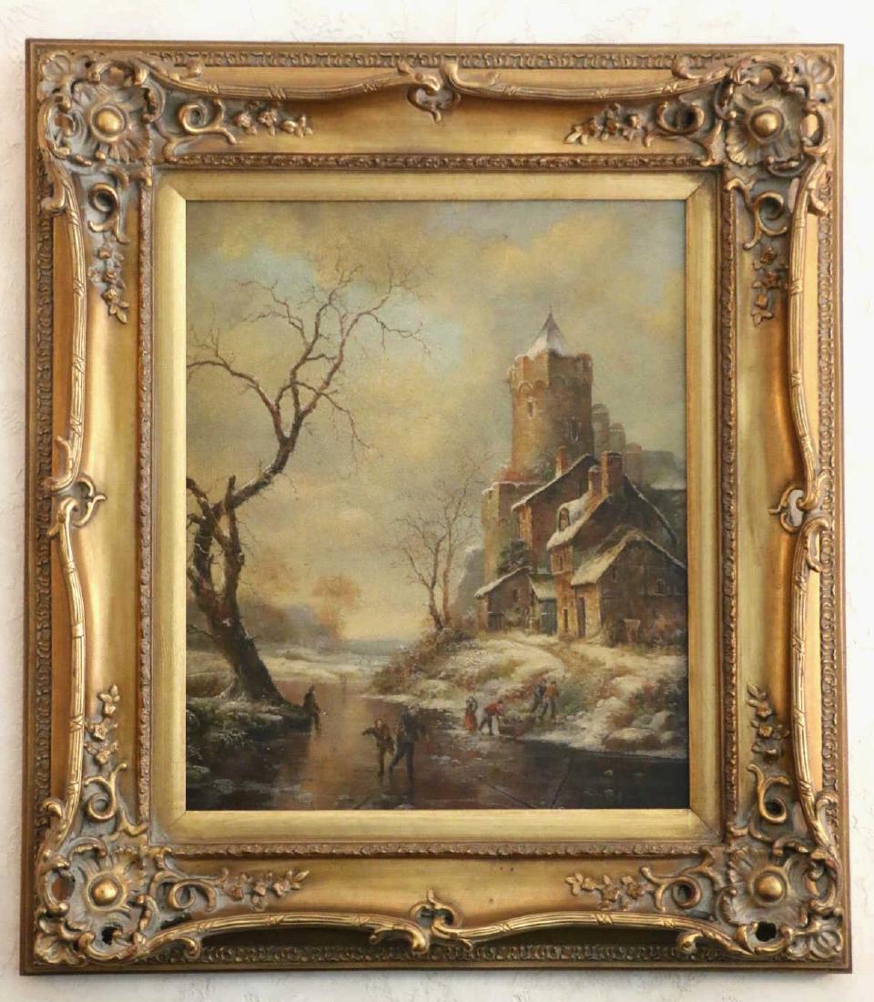 WINTER WINTER ICE SKATING OOC SIGNED METCALF (1 of 8)