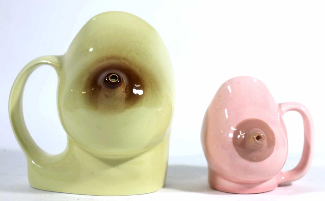 "THE ORIGINAL BOOB MUG" ENGLISH CERAMIC CUP GROUP (1 of 7)