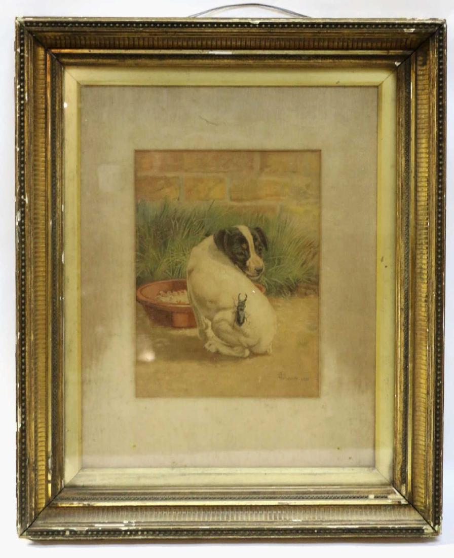 EDMUND CALDWELL (1852-1930) WATERCOLOR 1891 (1 of 8)