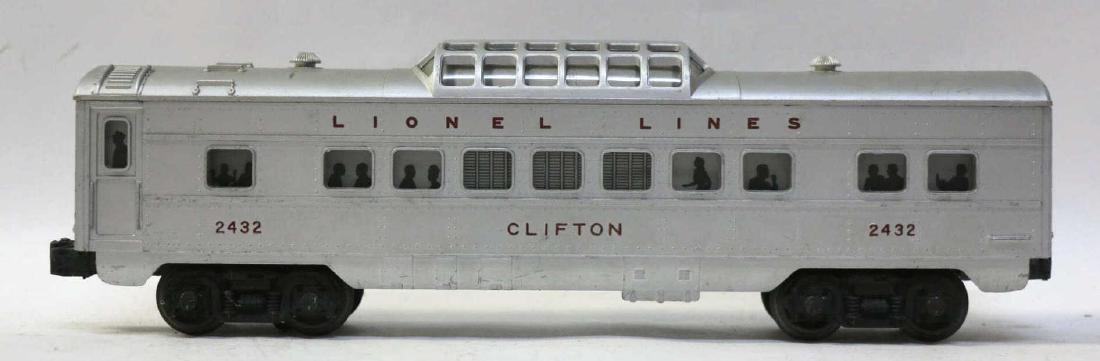 LIONEL CLIFTON 2432 PASSENGER VISTA VIEW CAR: LIONEL CLIFTON 2432 PASSENGER VISTA VIEW CAR