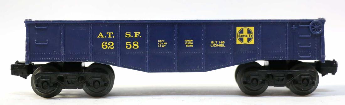 LIONEL 6258 A.T.S.F. SANTA FE HOPPER CAR: LIONEL 6258 A.T.S.F. SANTA FE HOPPER CAR