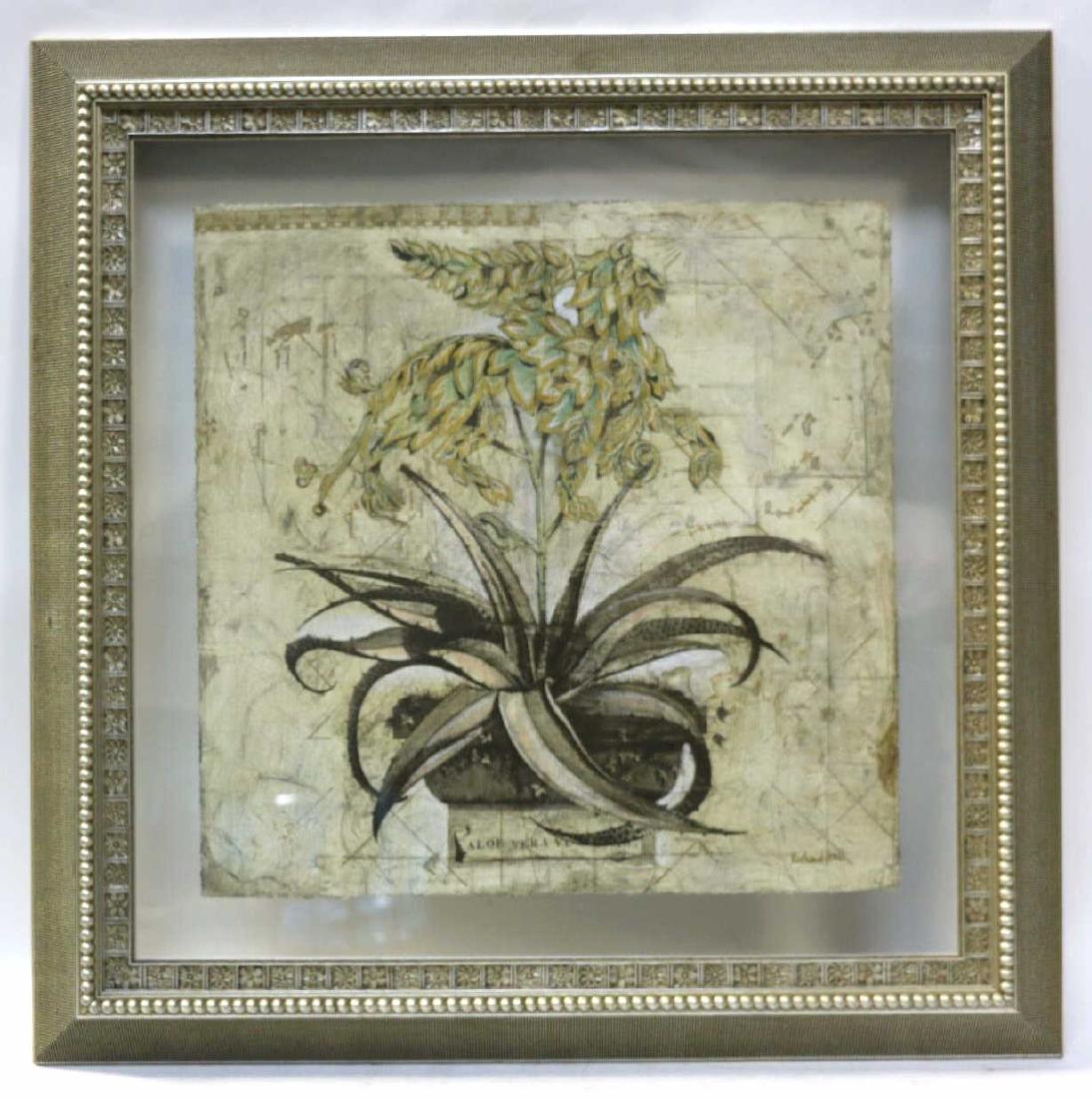 UTTERMOST DECORATIVE CUSTOM FRAMED FLORAL PRINT (1 of 5)