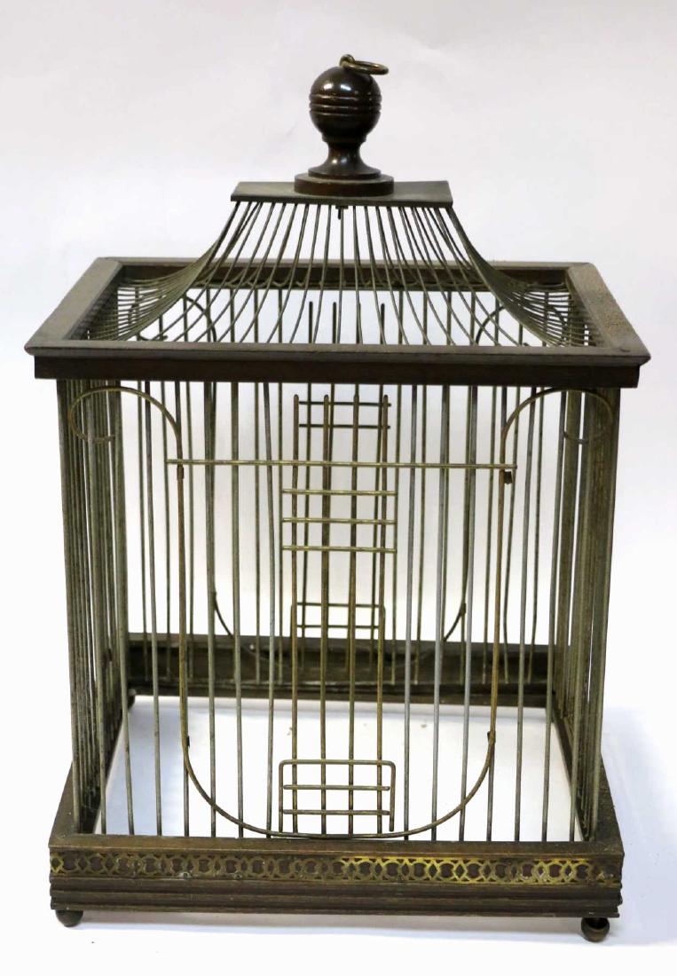 ASIAN INPIRED ANTIQUE BIRD CAGE (1 of 3)