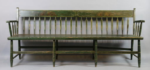 American Southern Fine Antique Parsons Long Bench Jan 05 2019