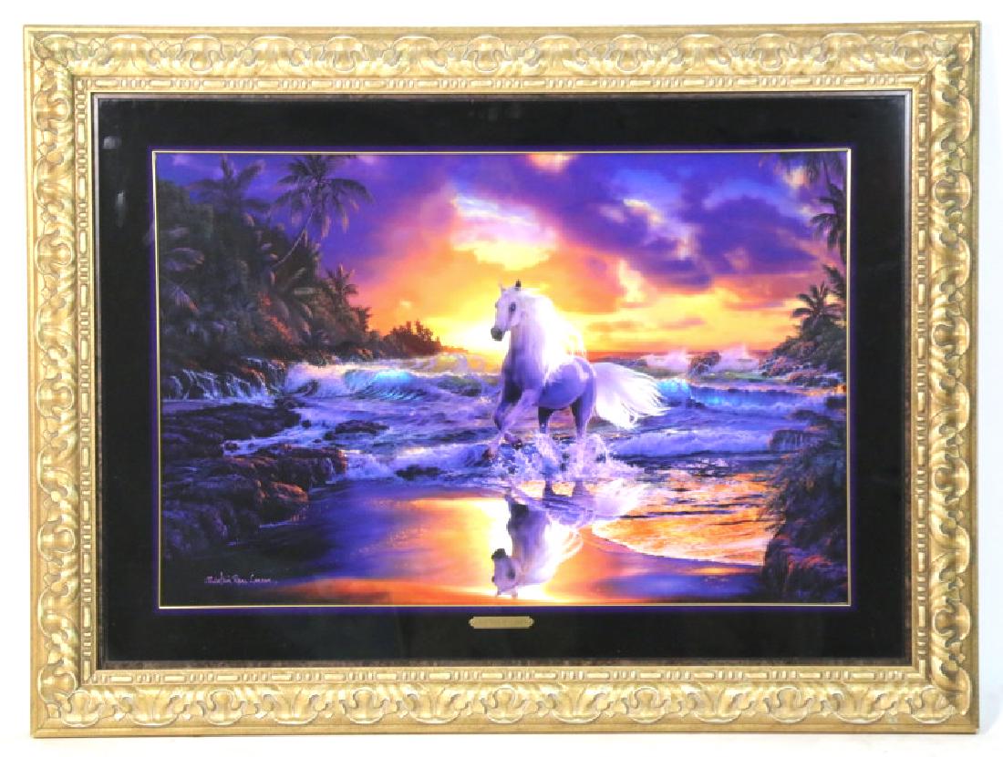CHRISTIAN RIESE LASSEN (AMERICAN 1956-): CHRISTIAN RIESE LASSEN (AMERICAN 1956-) 33 X 44" IN FRAME AND 21 X 32"