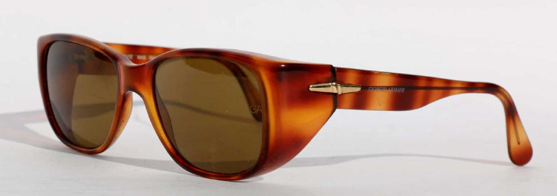 GIORGIO ARMANI ITALIAN FAUX TORTOISE SUNGLASSES: GIORGIO ARMANI ITALIAN FAUX TORTOISE SUNGLASSES