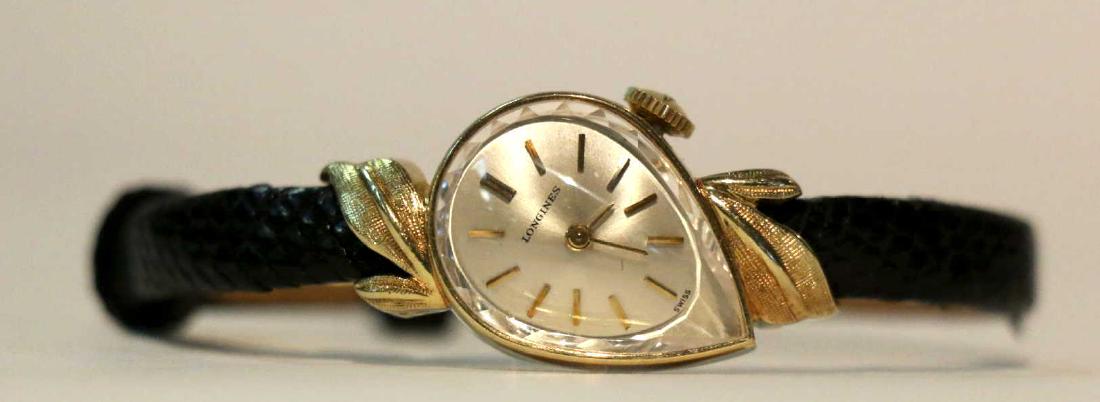 14KYG LONGINES LADIES WATCH: 14KYG LONGINES LADIES WATCH