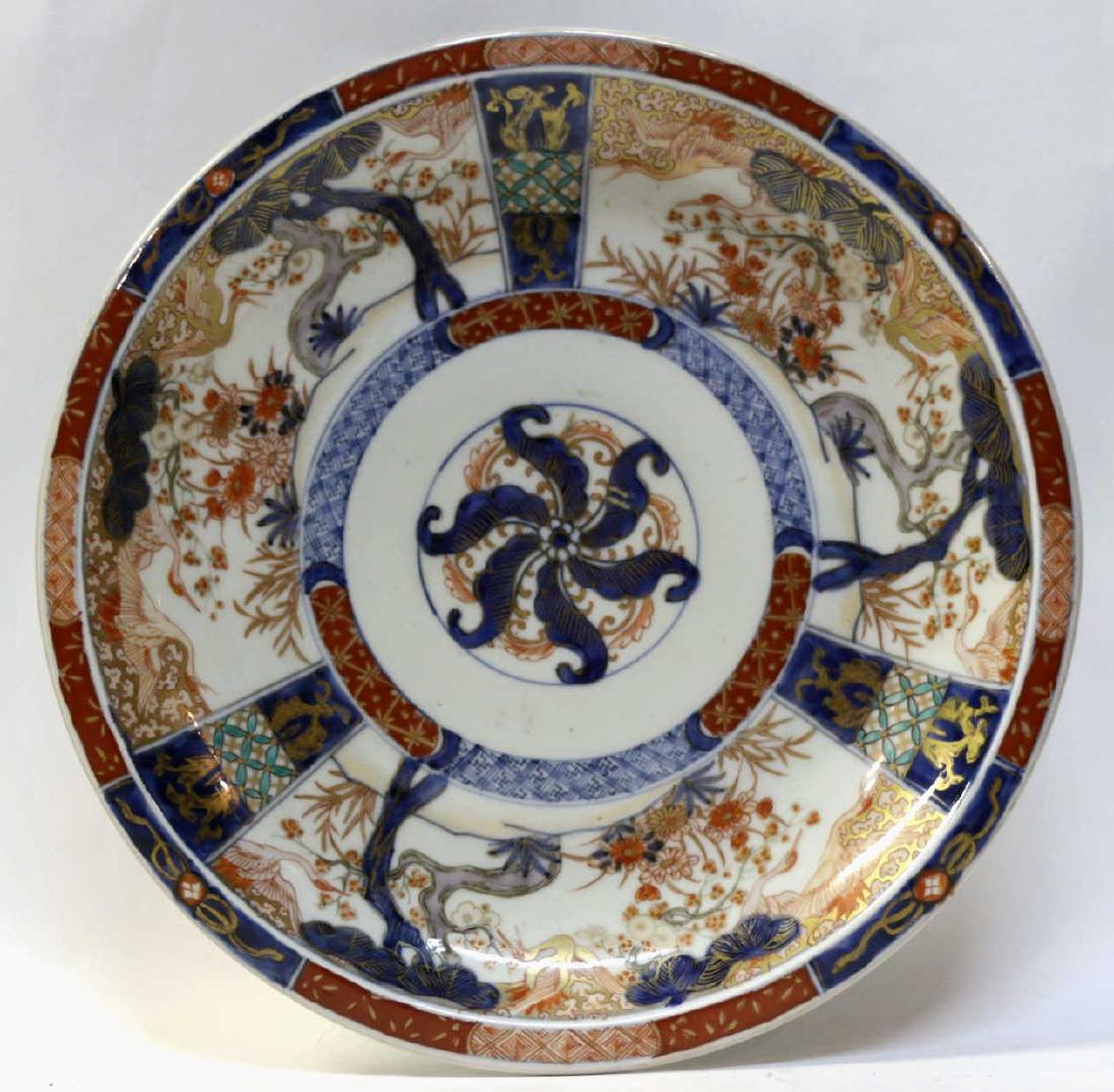 JAPANESE 19TH C FOOTED CHARGER (1 of 8)