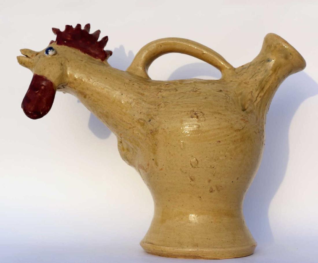JERRY BROWN (ALABAMA) POTTERY ROOSTER JUG (1 of 8)