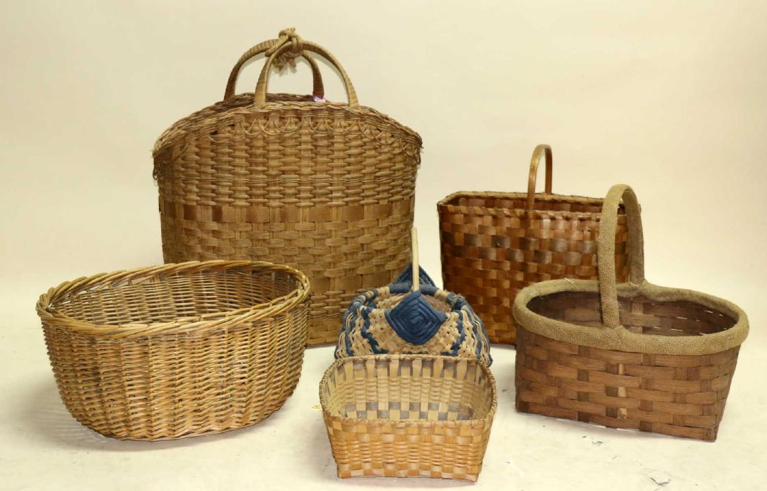 ANTIQUE BASKET GROUPING (1 of 3)