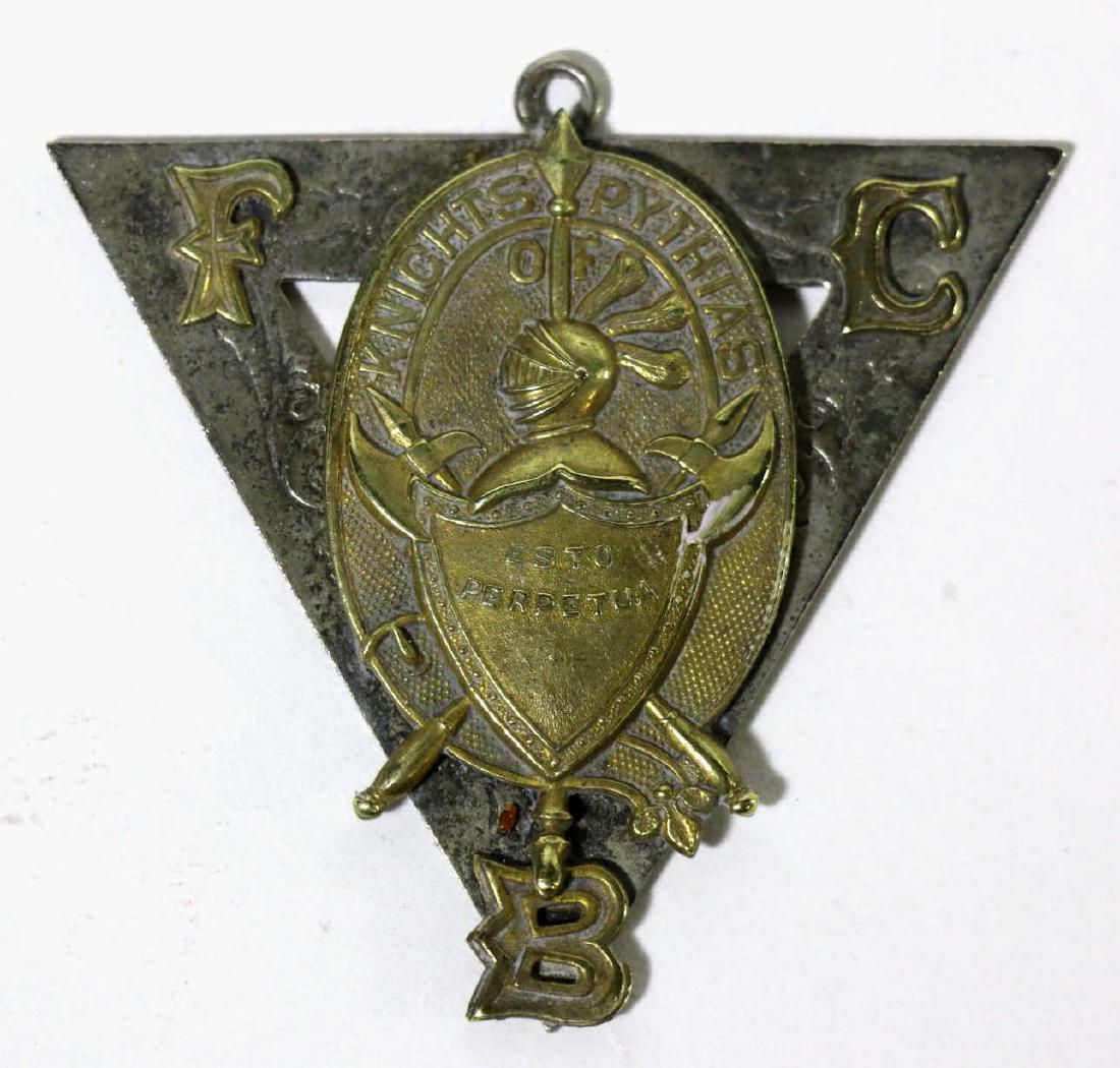 KNIGHTS OF PYTHIAS FCB SUPREME ANTIQUE MEDAL: KNIGHTS OF PYTHIAS FCB SUPREME ANTIQUE MEDAL