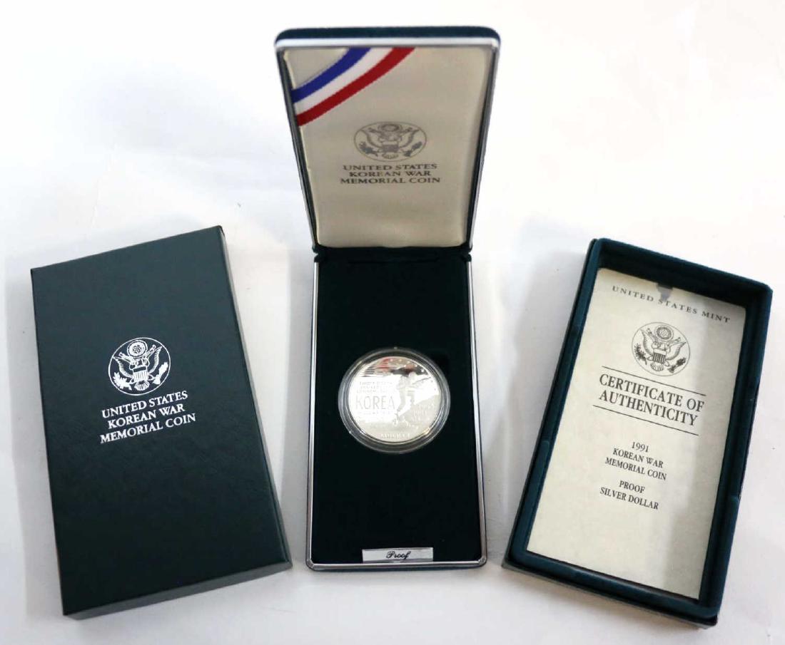 UNITED STATES MINT 1991 KOREAN WAR  PROOF SET (1 of 5)