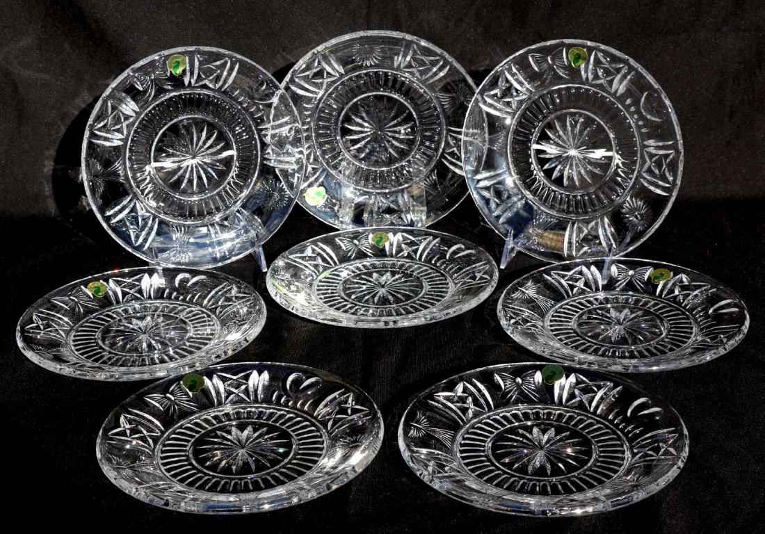 WATERFORD "MILLINNEUM" 8" DINNER PLATE GROUPING (1 of 9)