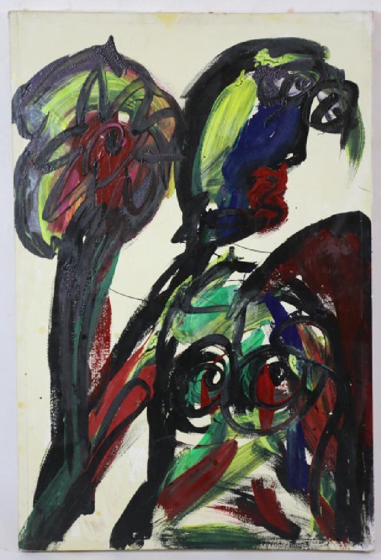PETER ROBERT KEIL "FLOWER AND A DOLL" MODERN WORK: PETER ROBERT KEIL "FLOWER AND A DOLL" MODERN WORK 41 X 27"