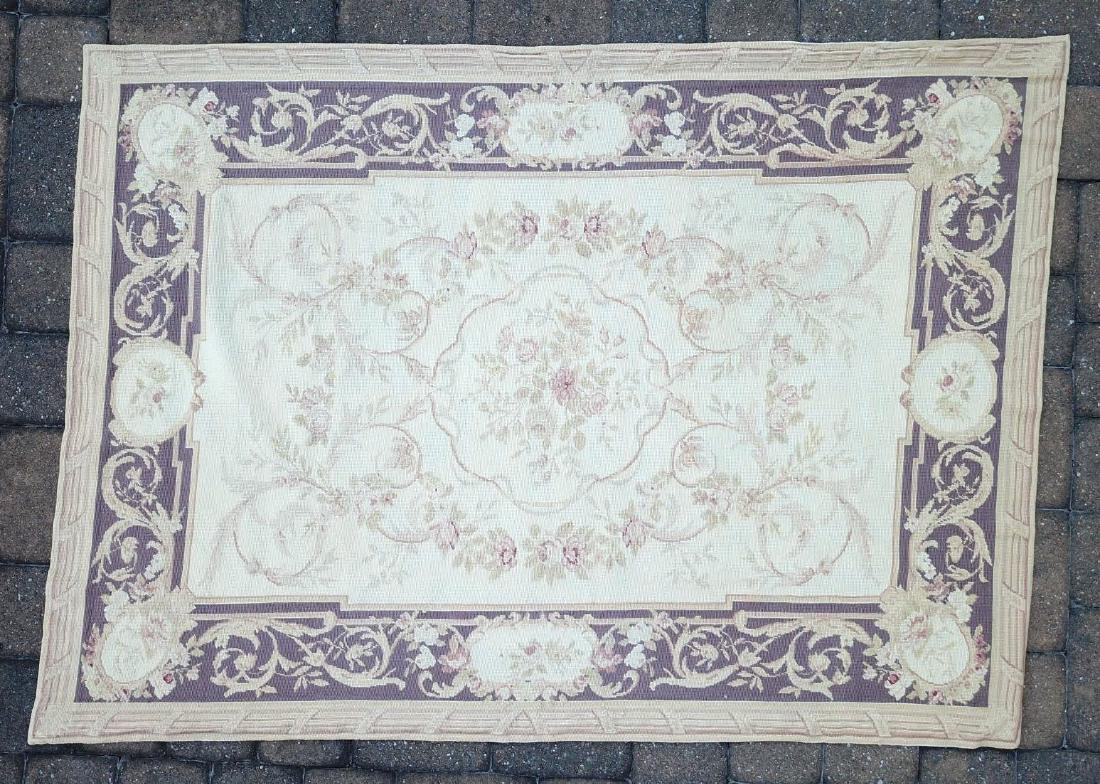 FRENCH NEEDLEPOINT AREA CARPET (1 of 3)