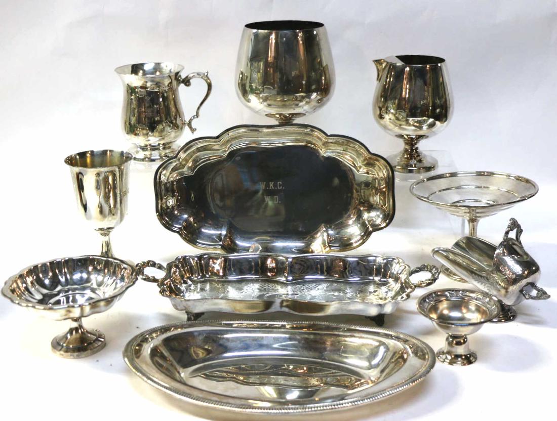 FINE SILVERPLATE GROUPING (1 of 6)